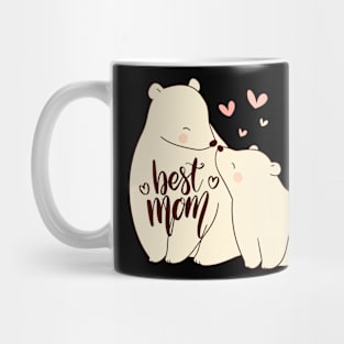 Best Mom, Vintage Bear Mug